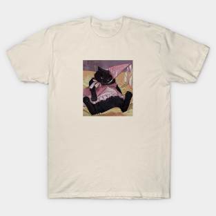 Lazy Cat Party T-Shirt